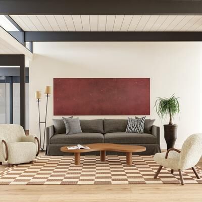 Nuloom Kia Checkerboard Wool Area Rug