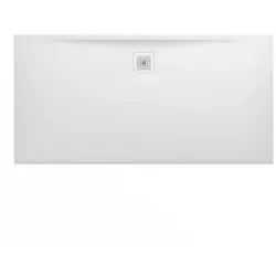 LAUFEN Pro Duschwanne H2109540000001 Marbond Ablauf lange Seite weiss