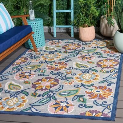 SAFAVIEH Cabana Gees Tropical Rug