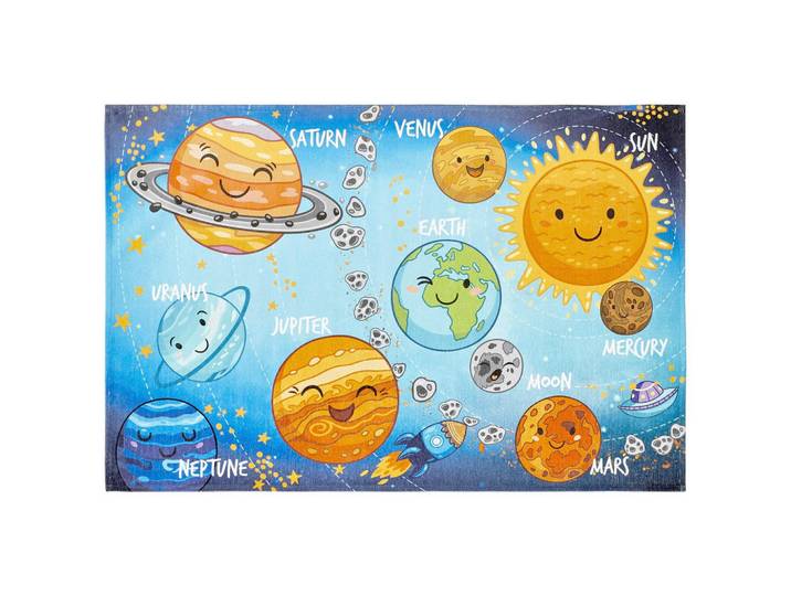 Kayoom Kinderteppich, Mehrfarbig, Kinder, rechteckig, 160x230 cm, für Fußbodenheizung geeignet, in verschiedenen Größen erhältlich, Teppiche & Böden, Teppiche, Teppich Kinderzimmer