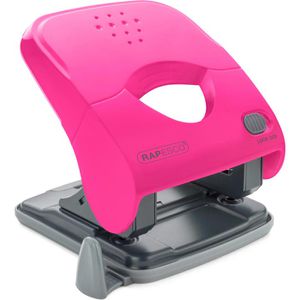 RAPESCO Locher X5-40ps, 1527, pink, Registraturlocher, Stanzleistung ca.40 Blatt