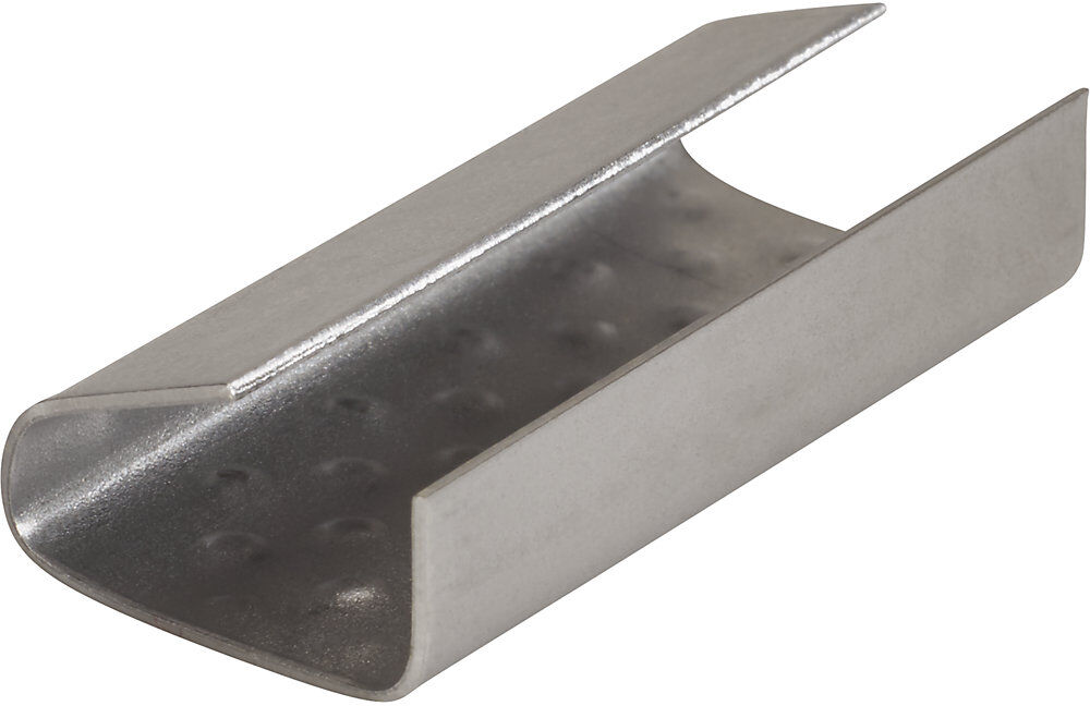 kaiserkraft Verschlussklammern, für Bänder KV135/KVK13/KV160, Metall, VE 1000 Stk