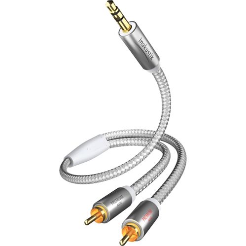 in-akustik Premium Audio Kabel 3,5 mm Klinke - Cinch 1,5 m