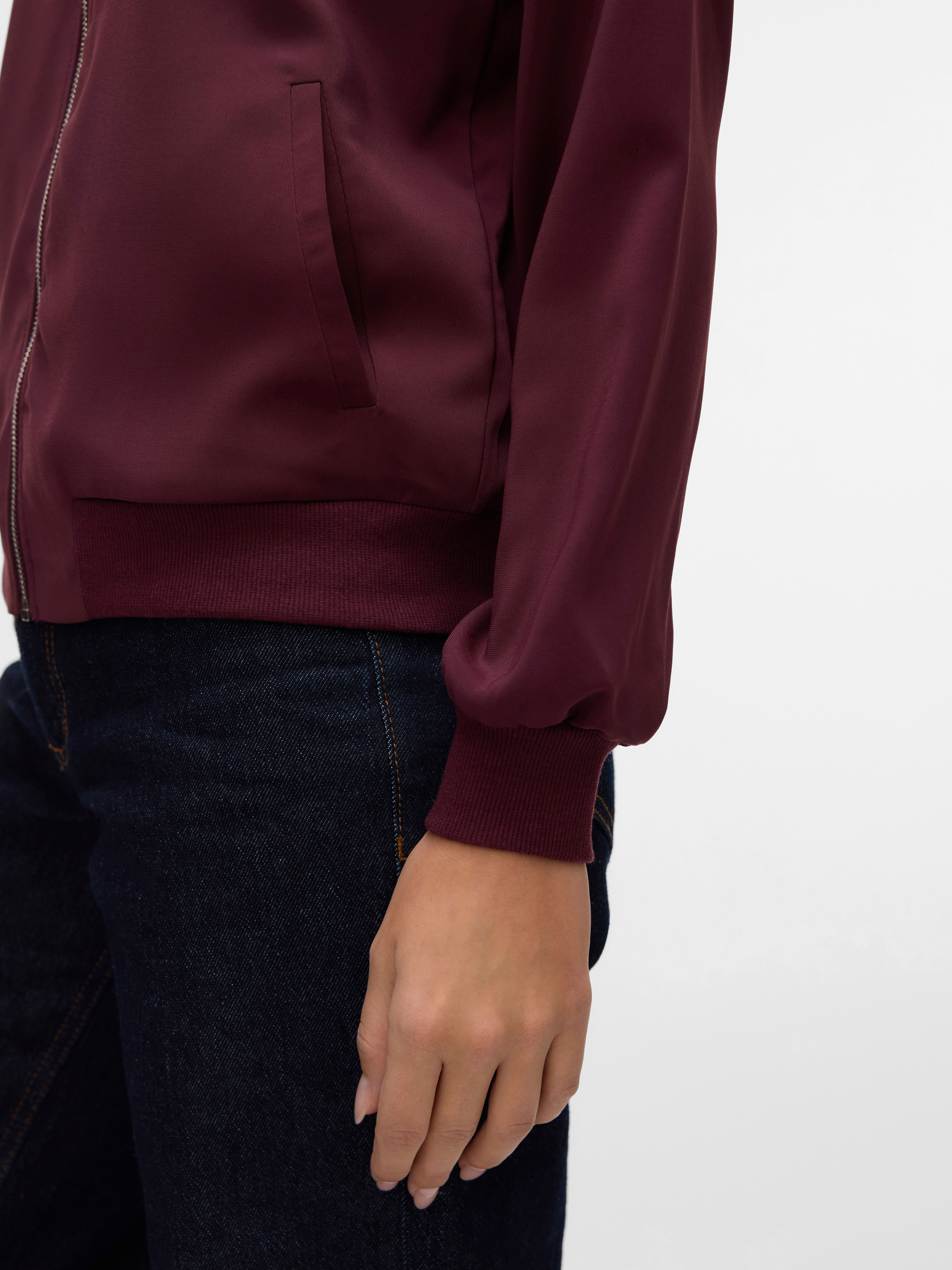 Vero Moda "VMCOCO L/S BOMBER NOOS" Materialmix winetasting L