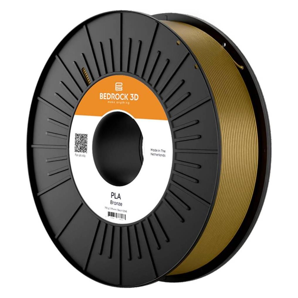 Bedrock 3D PLA-0032b075 PLA Bronze 2.85 mm 750 g Filament PLA 2.85 mm 750 g Bro (PLA, 750 g, 2.85 mm) (PLA-0032b075)