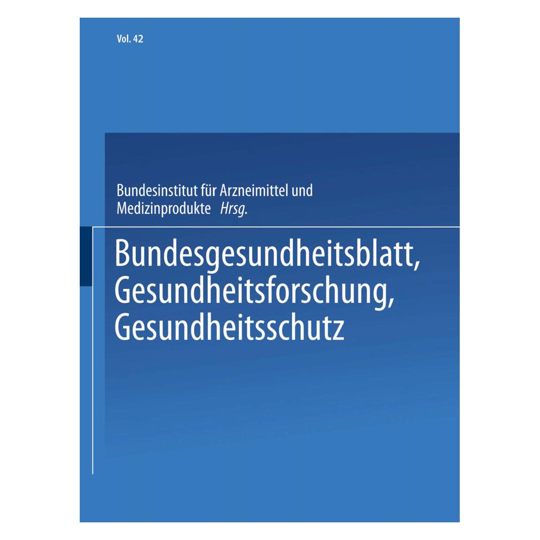 Springer Bundesgesundheitsblatt, Gesundheitsforschung, Gesundheitsschutz (Deutsch, Softcover, Bundesgesundheitsblatt) (55562379)