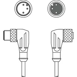 Leuze Muting-Kabel CB-M12-1500X-3WF/WM