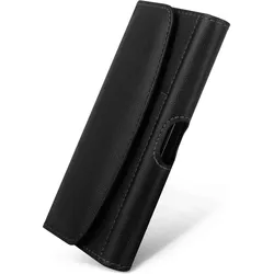 moex Snap Bag Microsoft Lumia 950 XL Handytasche Gürtel Leder Optik