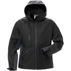 Damen Softshelljacke "1416 SHI" WindWear - S - schwarz/grau