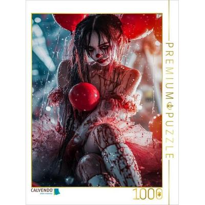 CALVENDO Puzzle Unter dem Bett lagen nur rote Nasen und Puppen mit aufgerissenen Mündern | 1000 Teile Lege-Größe 64x48cm Foto-Puzzle für glückliche