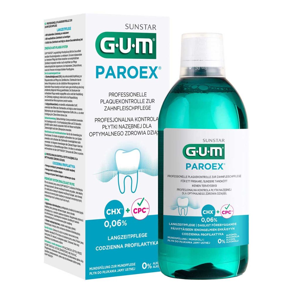 Sunstar Deutschland GmbH GUM PAROEX Mundspülung 0,06% CHX 00195883