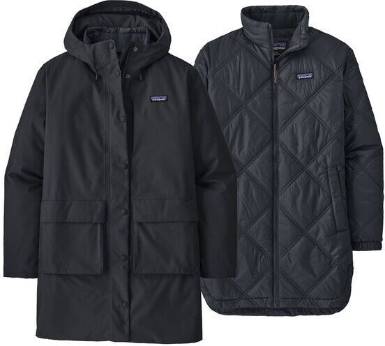 Patagonia Womens Pine Bank 3-In-1 Parka-Pitch Blue (Pibl)-S