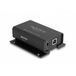 Delock 64226 USB-Hub 4 Port USB-A, DC-Buchse 3.5 mm USB 2.0 480 MBit/s Schwarz 64226