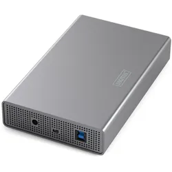 DIGITUS SSD/HDD SATA-Gehäuse 3,5 Zoll USB3.0, für SATA III HDD 3.5 Zoll