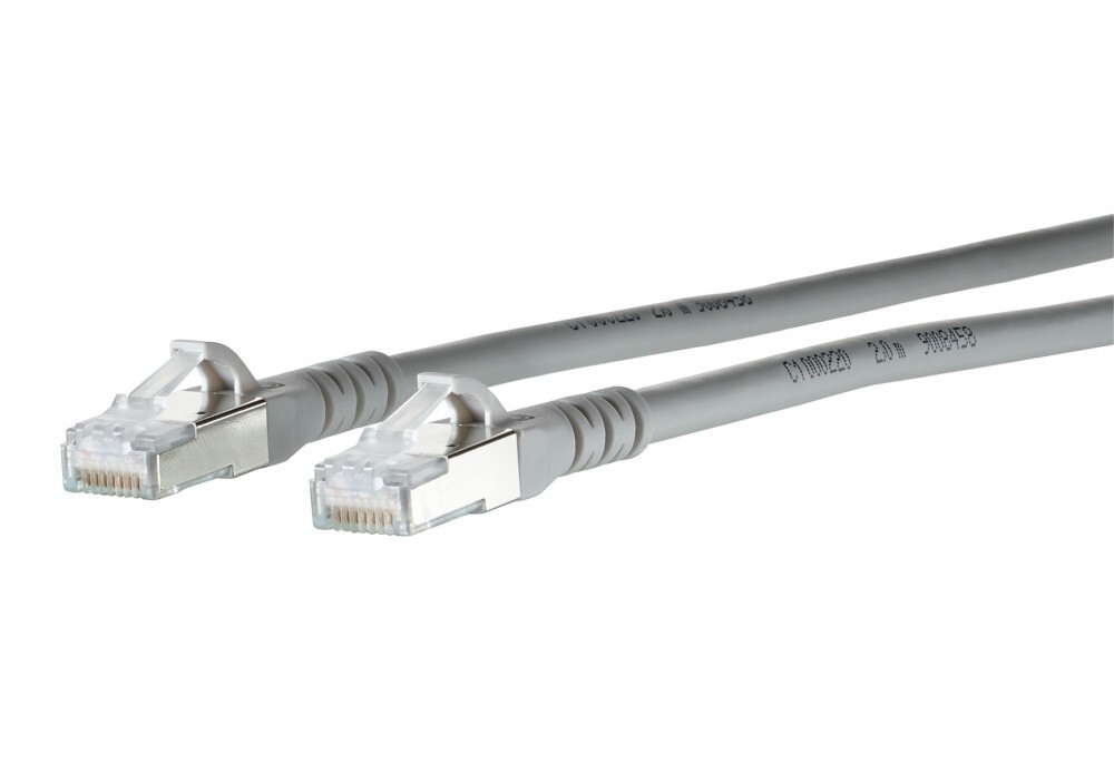 BTR Netcom Cat6a patchkabel S/FTP grijs 25 meter