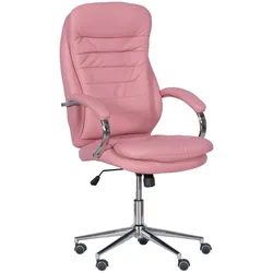 Carmen 6113-1 Chefsessel mit Kunstleder – Rosa