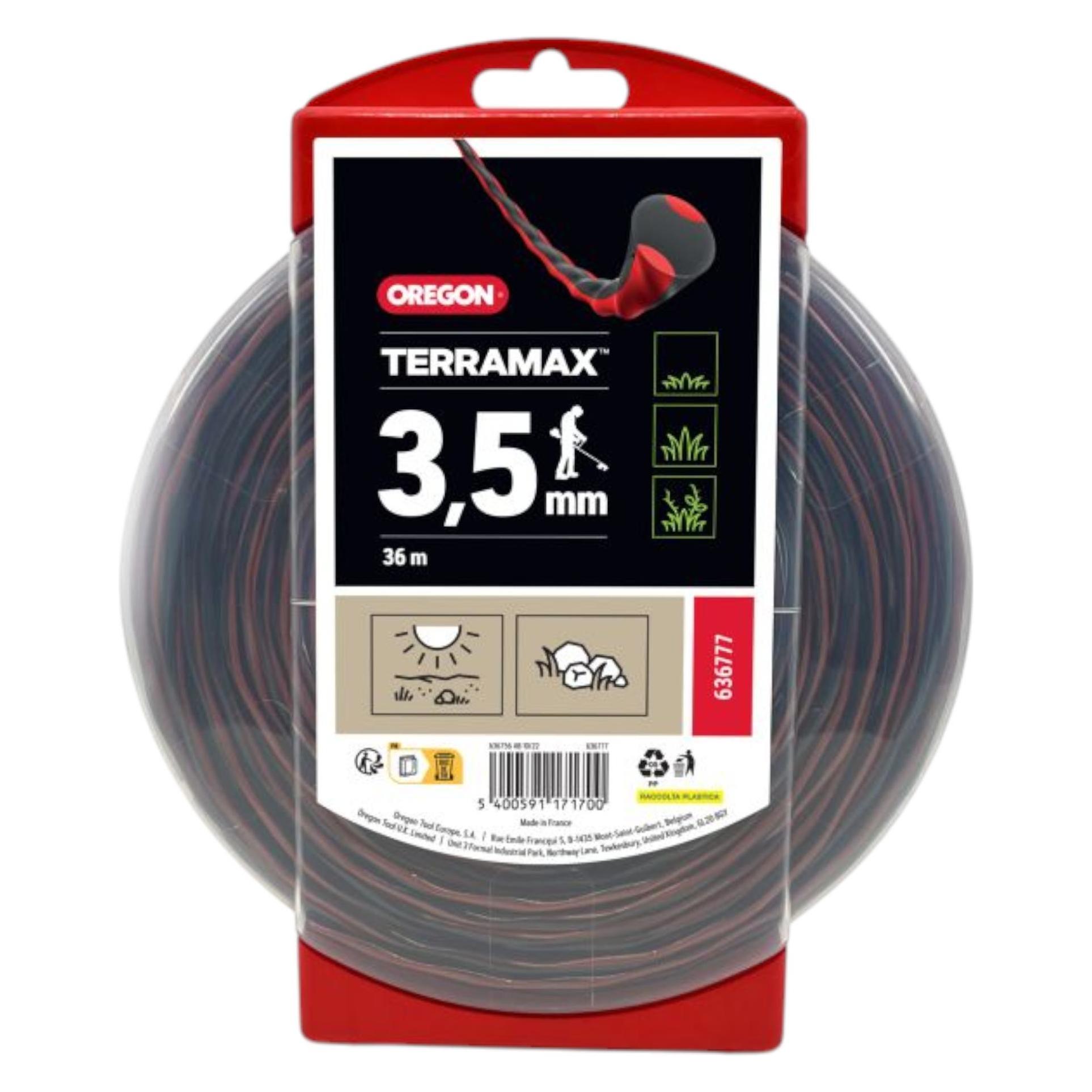 Oregon Faden TerraMax, 3.5 mm x 36 m (Rasentrimmer) (636777)