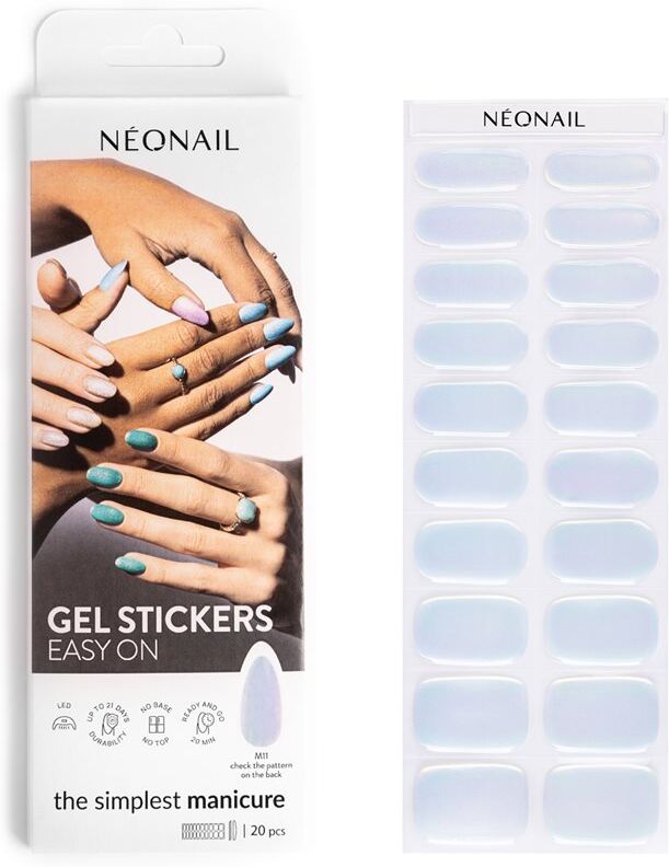 NEONAIL Easy On Gel Stickers nail stickers using a UV/LED lamp shade M11 20 pc