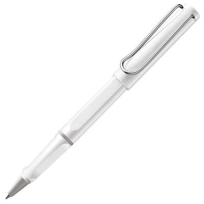 LAMY Tintenroller safari roll-ink mit T10 Tintenpatrone, white/weiß