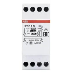 ABB TS16/4-8-12 Klingeltransformator 16 VA, 4-8-12 V AC