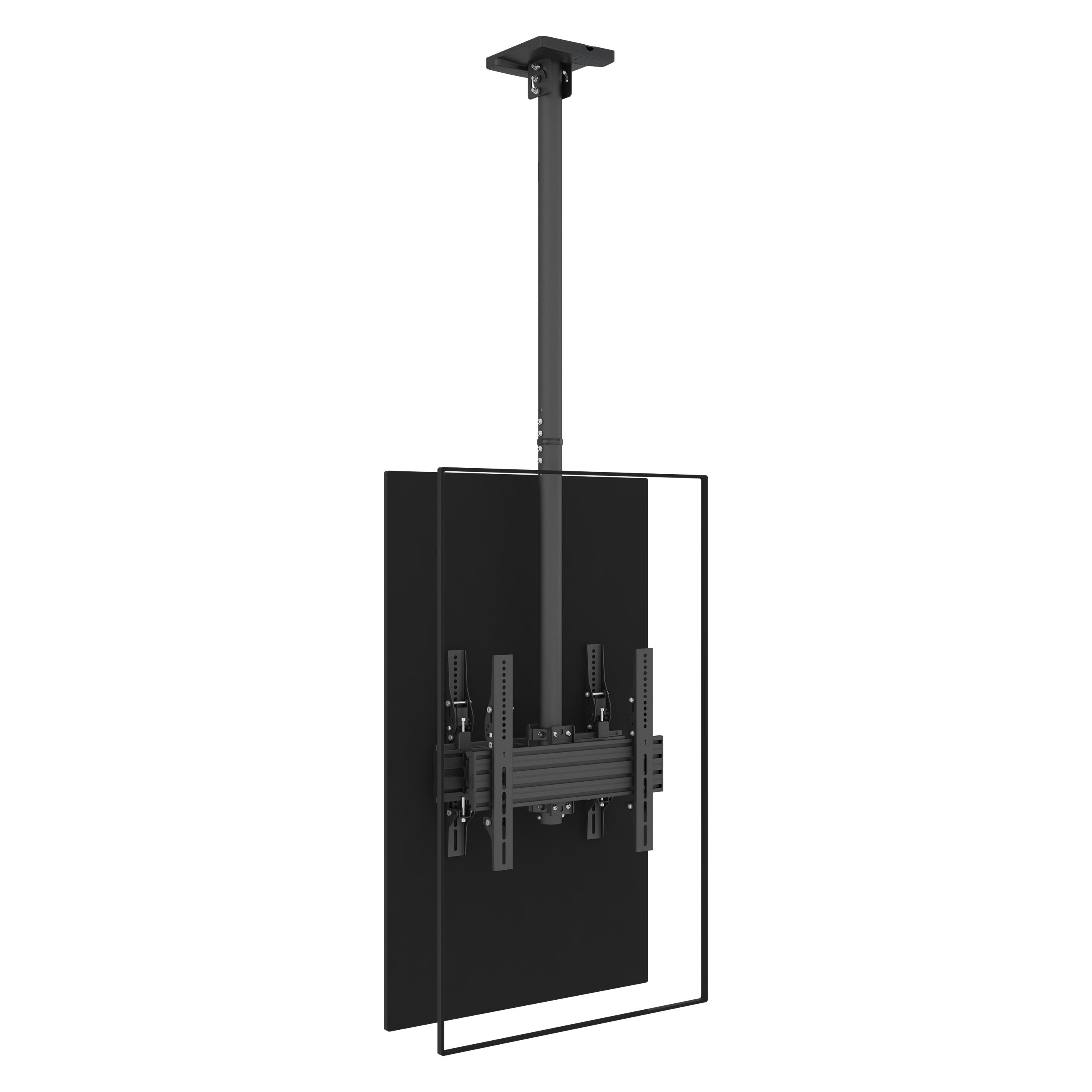 Multibrackets Deckenhalter 2x, 32"-65", schwarz, VESA 100x (8892)