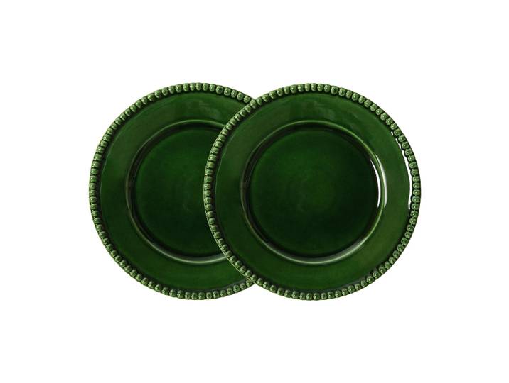 PotteryJo Assiette Daria Ø28 cm Lot de 2 Moss