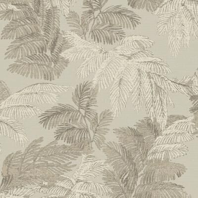 Galerie Wallcoverings Italian Style Palm Leaf Design Vinyl on Non-woven Luster Wallpaper Roll