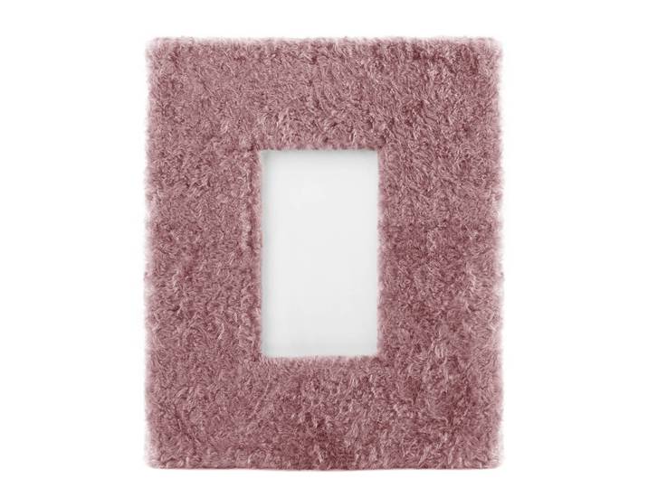 Bilderrahmen Bur MDF-Platte,PVC,synthetischer Stoff,Vlies Pink/Rosa 19 x 24cm