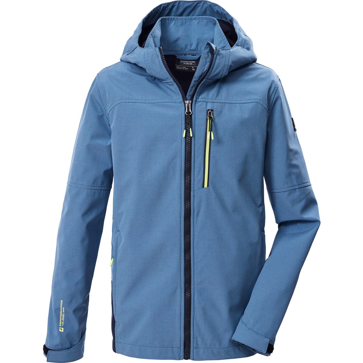 killtec KOS 143 Boys Softshell Jacket taubenblau (00839) 152 44088-000-00839-152
