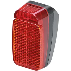 LED-Rücklicht, für E-Bikes (6-48 V), mit Standlicht, mit Z-Reflektor, Light-ON-Funktion, Montageweite: 15 mm