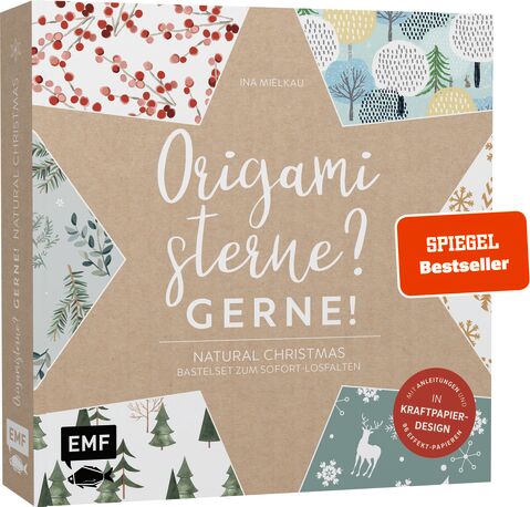 Block "Origamisterne – Natural Christmas"