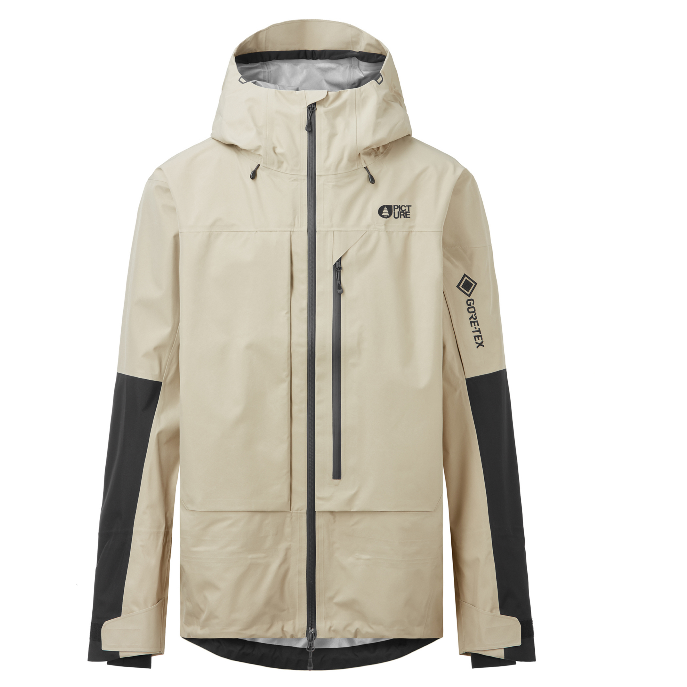 Picture Huron GTX Herren Regenjacke beige Größe M Trekking Wasserabweisend Wasserabweisend