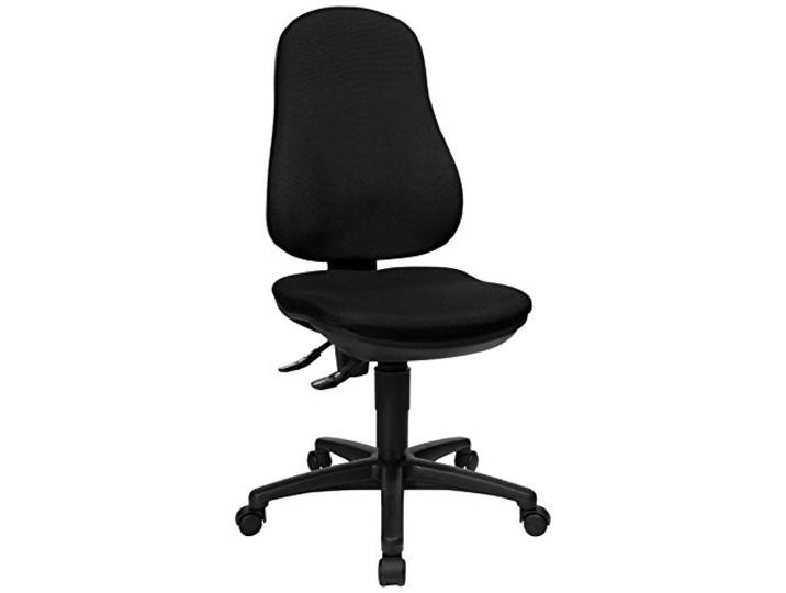 TOPSTAR - siège de bureau \ Point 70\ \, tissu noir\, Sans Accoudoirs