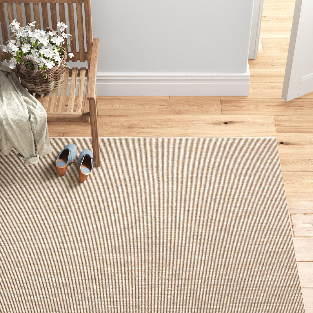 Fernleaf Brierfield Flatweave Beige Rug Beige Rectangle 140 x 200cm