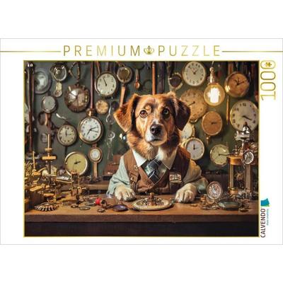 CALVENDO Puzzle Der Uhrmacher | 1000 Teile Lege-Größe 64x48cm Foto-Puzzle für glückliche Stunden