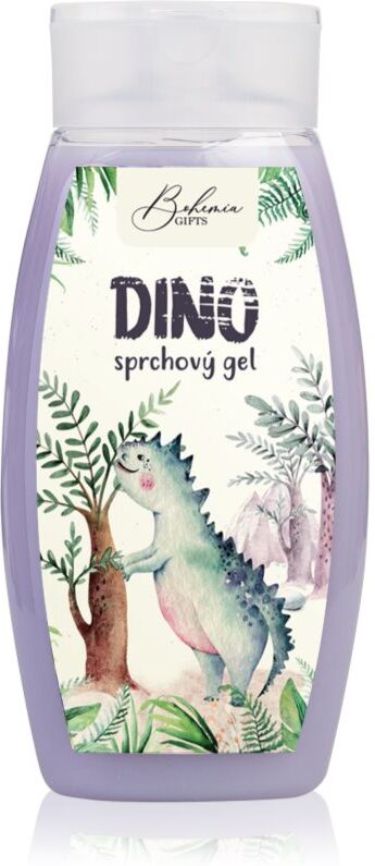 Bohemia Gifts Dino Blueberry shower gel for children 250 ml