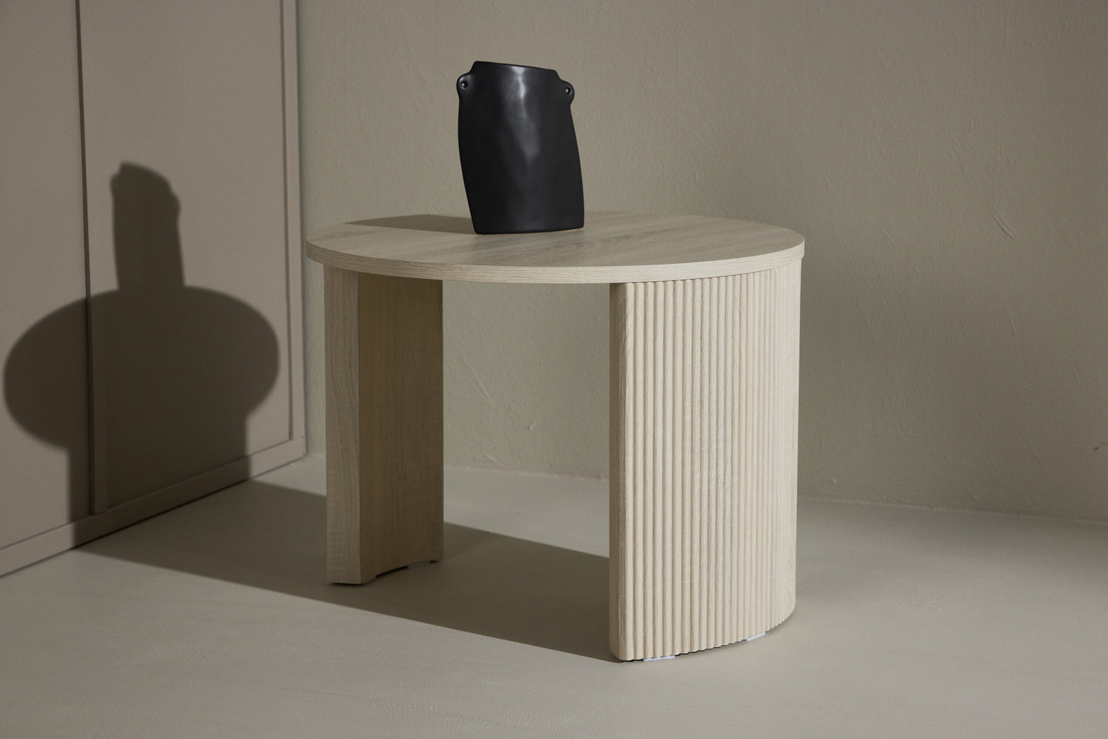 ebuy24 Bristol ronde salontafel wit Ø 60 cm