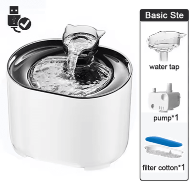 Inspire Picks USB Automatic Cat Water Fountain With Quiet Filtration System c 1set