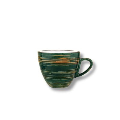 Wilmax England Wilmax Tasse 190 ml Grün Porzellan, 6er Set