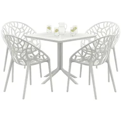 Gartenmöbel-Set Avara mit 4 Stühlen