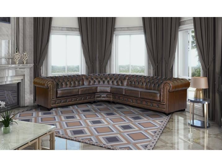 SOFORT LIEFERBAR XL Chesterfield Ecksofa Arsenal Deluxe Eckcouch SONDERPREIS