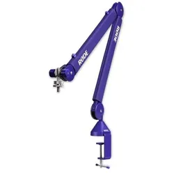 RØDE Mikrofonarm PSA1+ Plus Lila mit XLR Kabel, Mikrofonständer, Violett