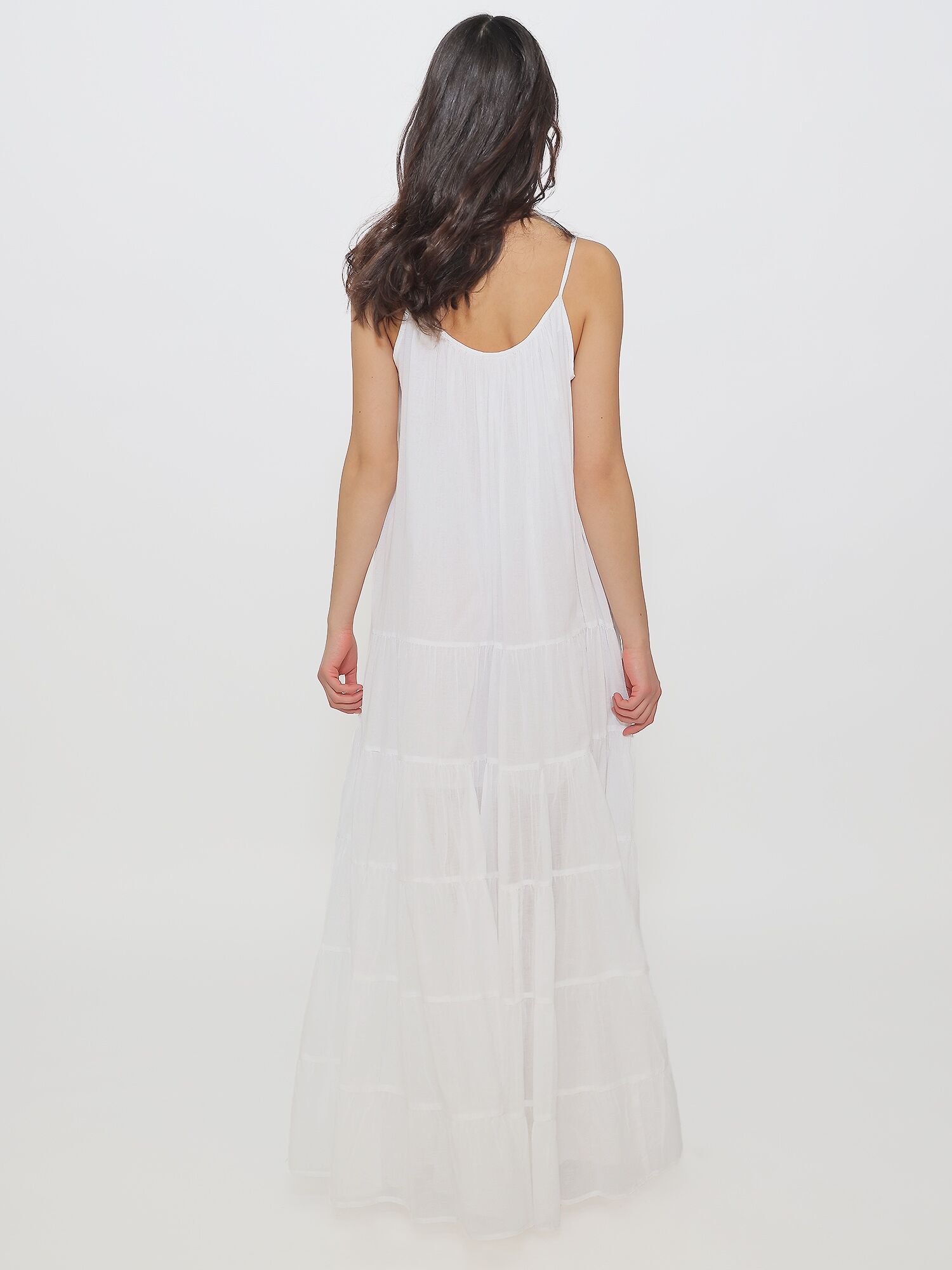Strandkleid NASSAU BEACH "Kleid NB231049", Damen, Gr. L, US, weiß, Obermaterial: 100% Baumwolle CO., Kleider Strandkleid