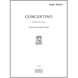 Boutry Concertino Flute Et Piano, Fachbücher