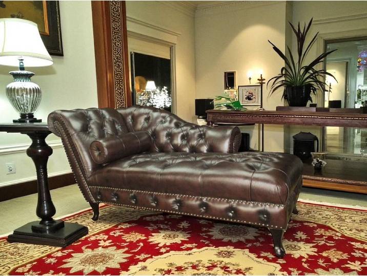 Salottini Chaiselongue SOFORT Chesterfield Chaiselongue Liege Dustin VOLLLEDER UVP*3.290,-, Federkern
