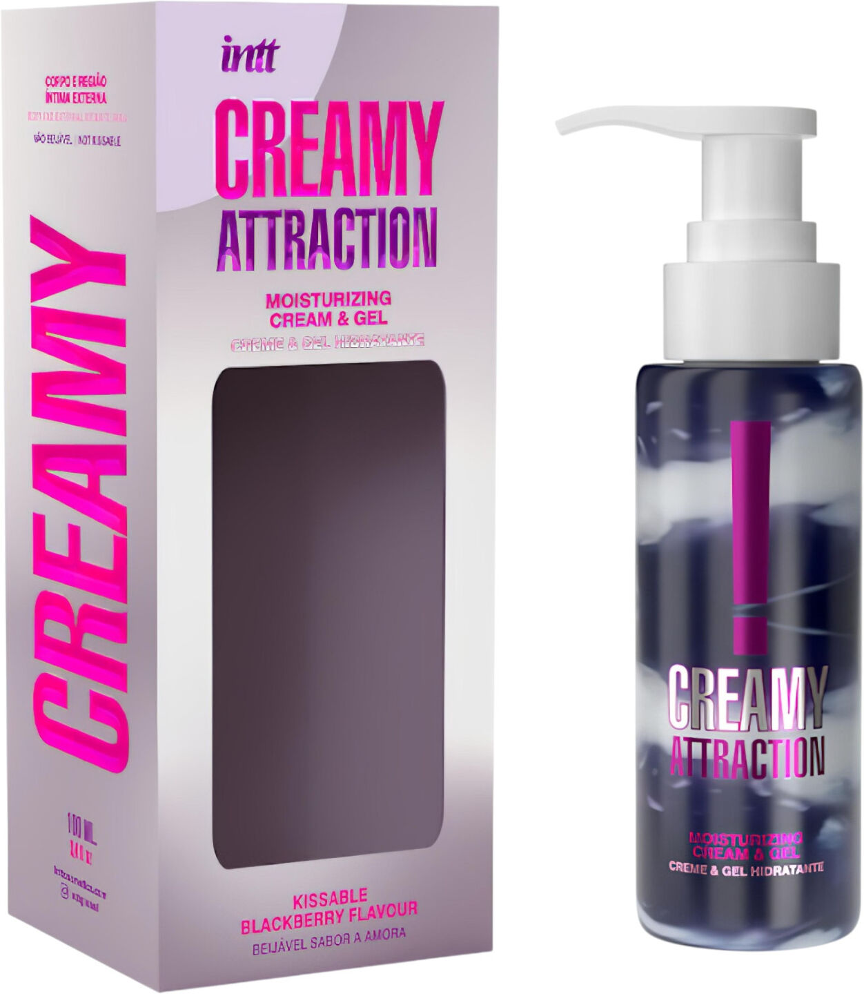 intt Creamy Attraction - kissable cream gel - blackberry (100 ml)