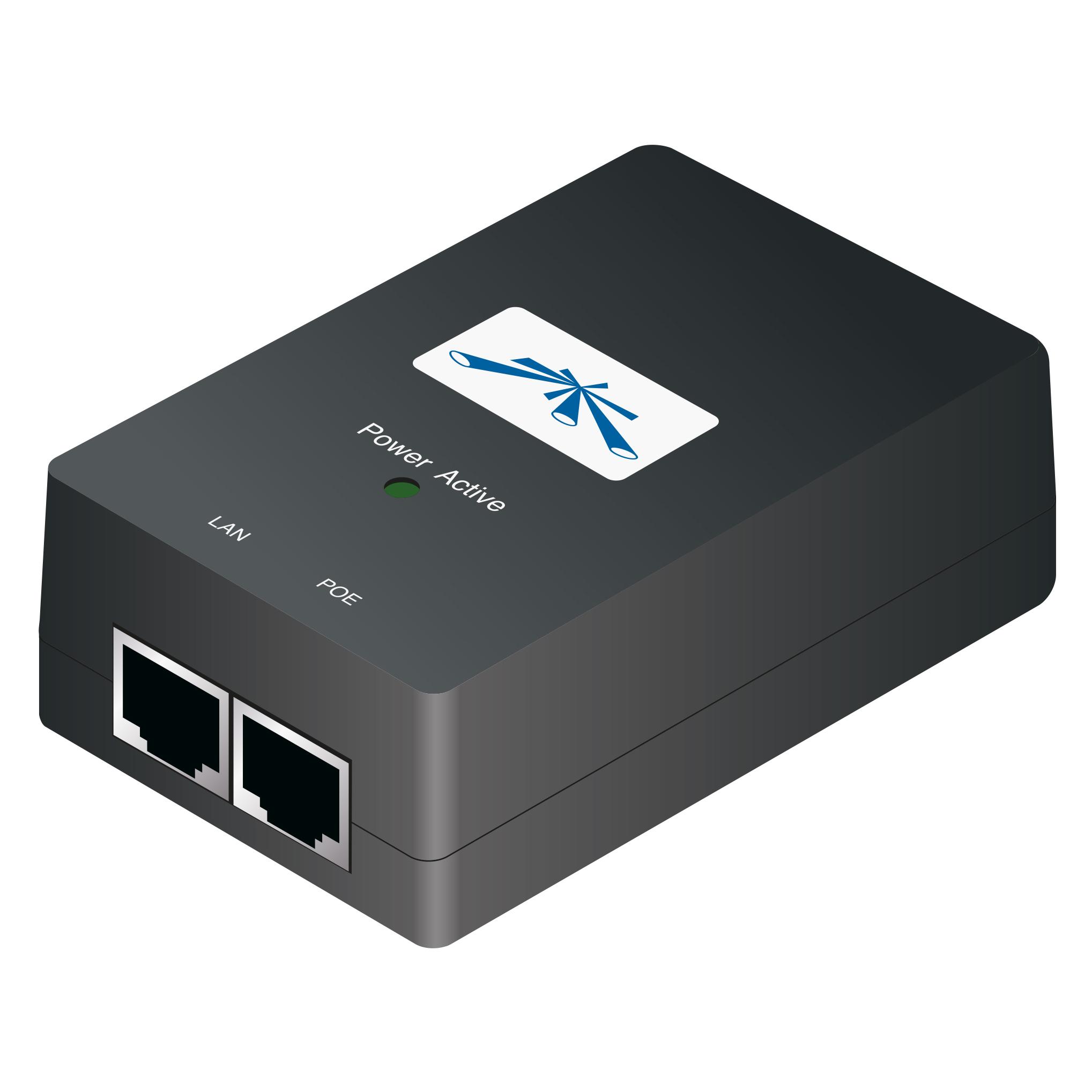 Ubiquiti PoE Injector (Passive 24V PoE-in, 30 W) (POE-24-30W-EU)