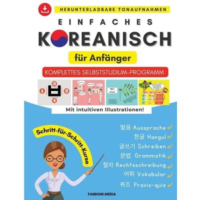 Einfaches Koreanisch für Anfänger, Taschenbuch von Fandom Media, New Ampersand Publishing
