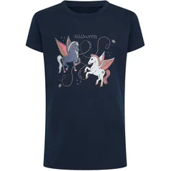 Imperial Riding T-Shirt Kinder IRHSky navy mit Pegasus Motiv, Größe: 128