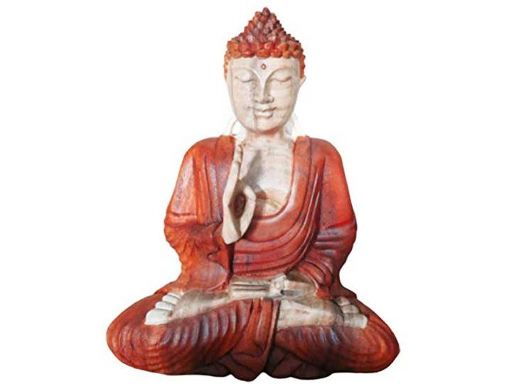 Hand Carved Buddha Statue - 30cm Teaching Transmission